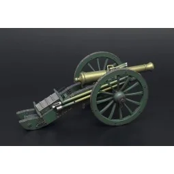 Napoleonic cannon-Gribeauval 8-pounder, 1/32 - Hauler HLA32001