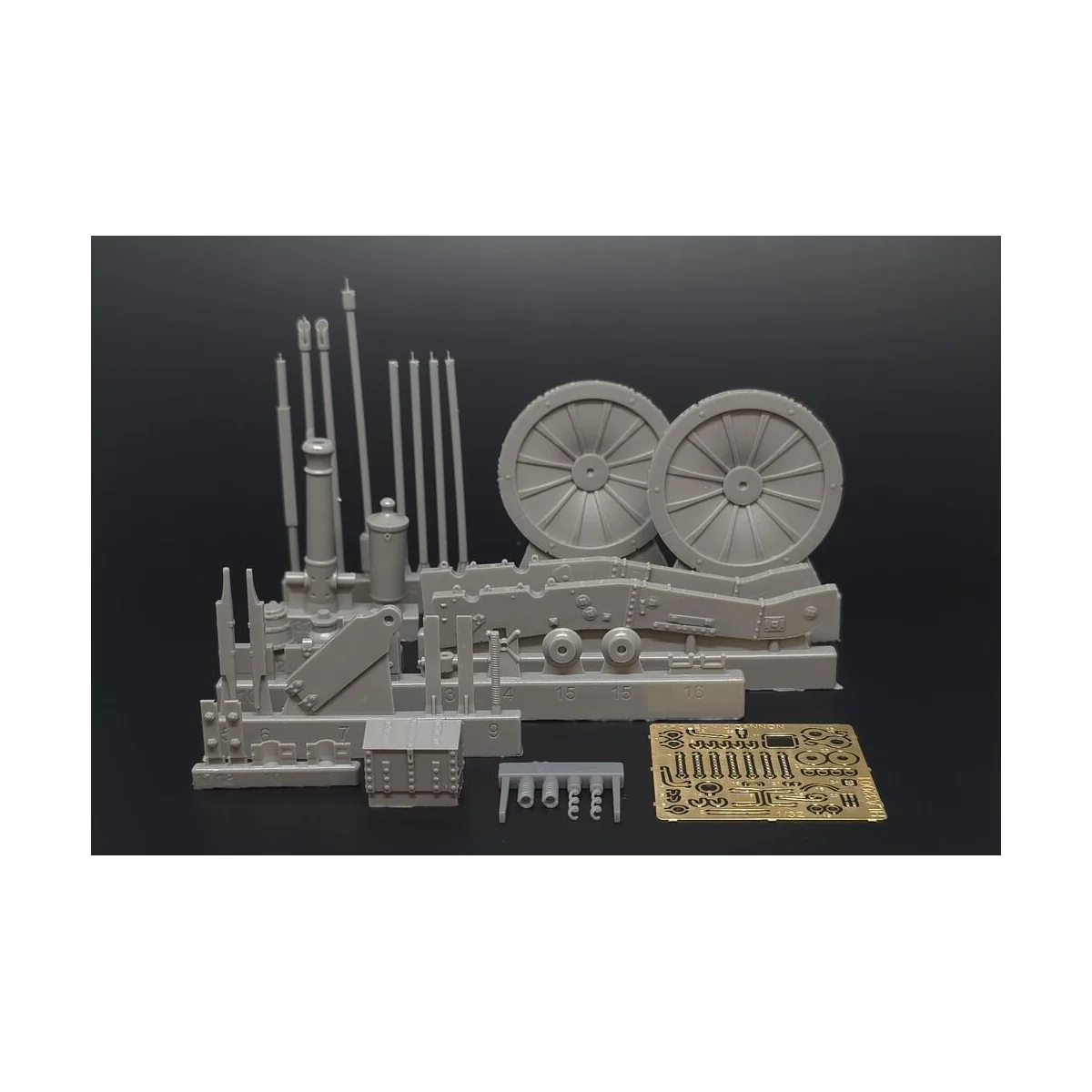 Napoleonic cannon-Gribeauval 8-pounder, 1/32 - Hauler HLA32001 Napoleonic cannon-Gribeauval 8-pounder, 1/32 - Hauler HLA32001