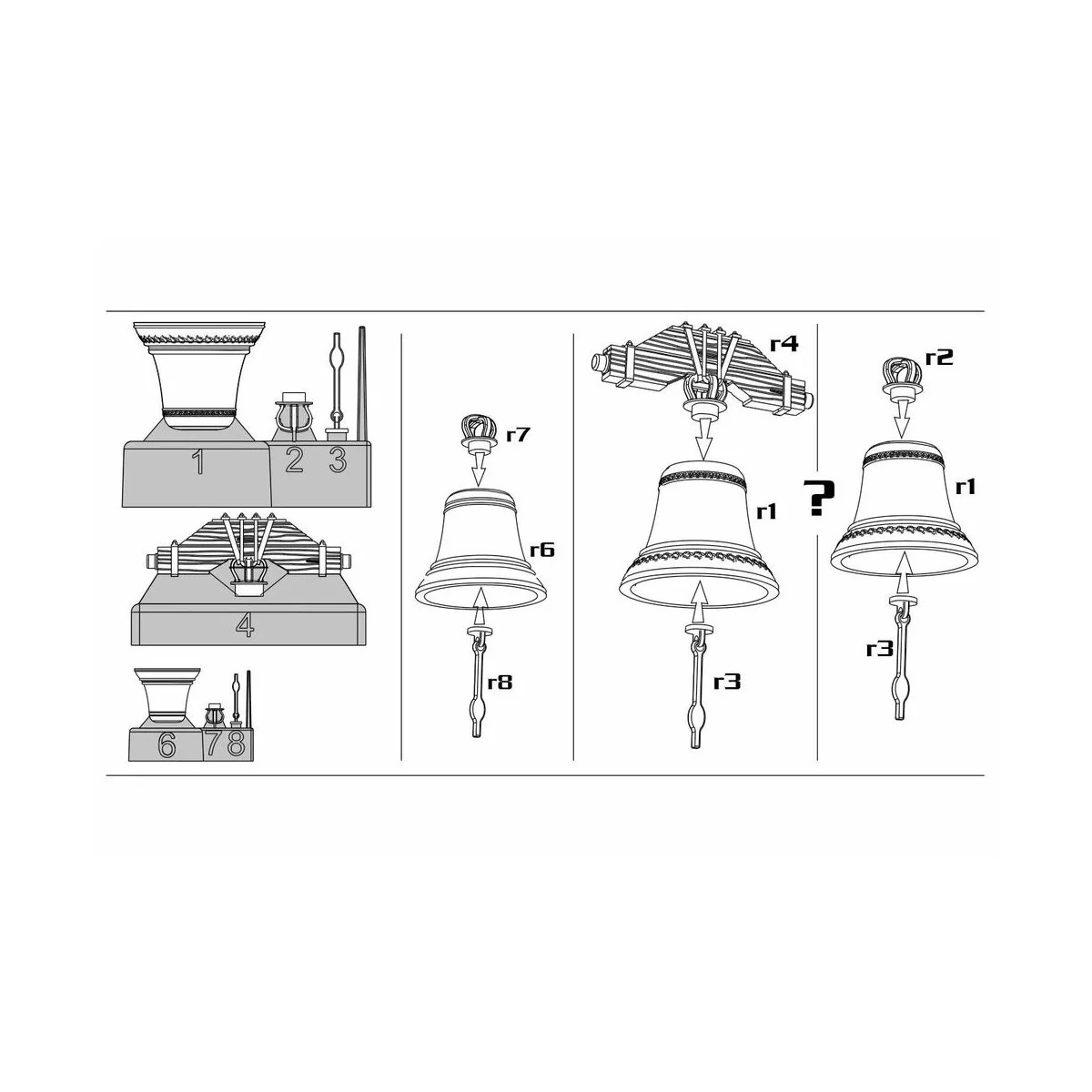 Old church bell, 1/35 - Hauler HLU35125