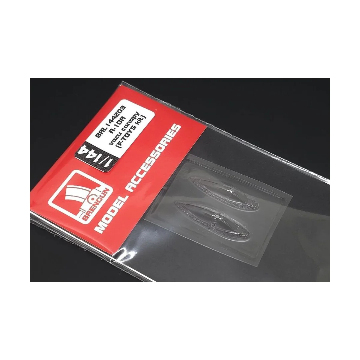 A-10A vacu canopy (F-TOYS kit), 1/144 - Brengun BRL144203