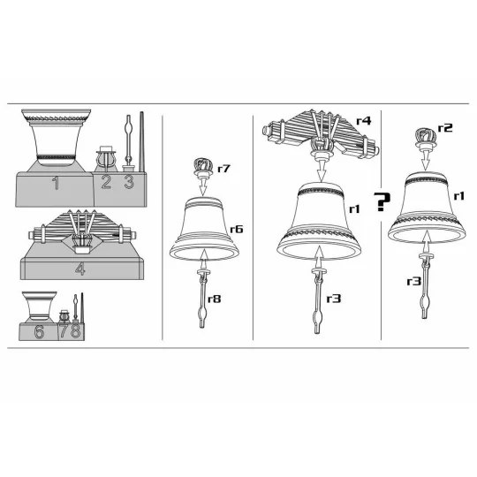 Old church bell, 1/72 - Hauler HLH72153