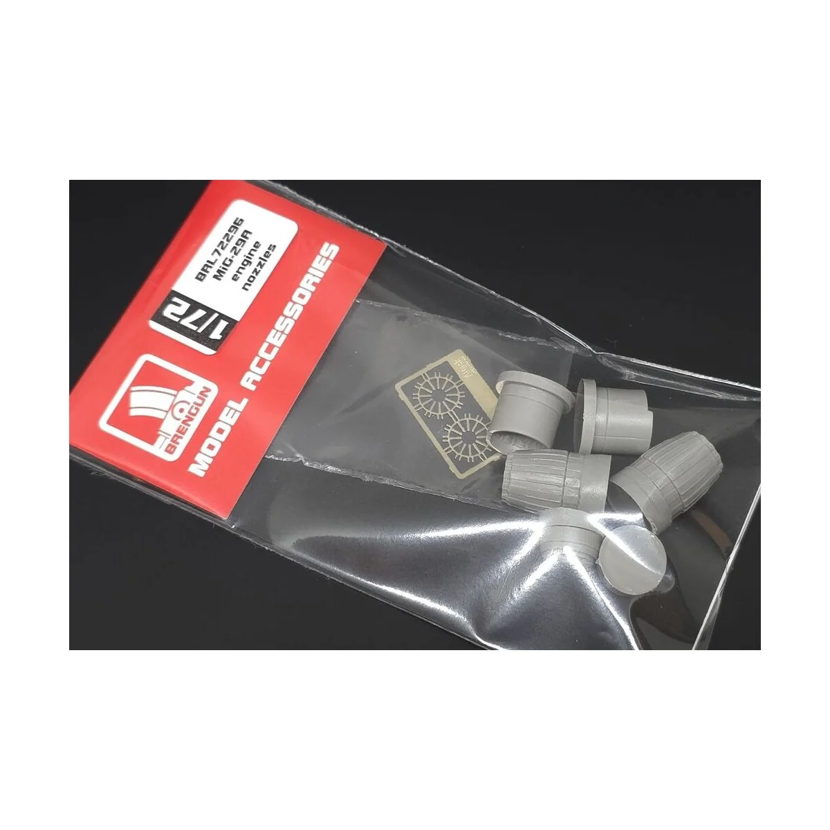 MiG-29A engine nozzles, 1/72 - Brengun BRL72296
