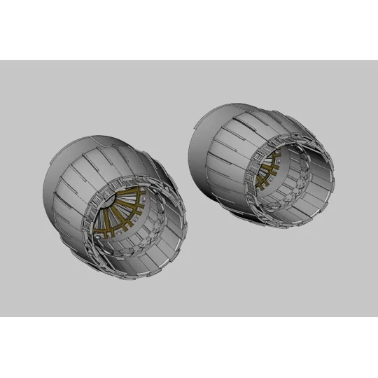 MiG-29A engine nozzles, 1/72 - Brengun BRL72296