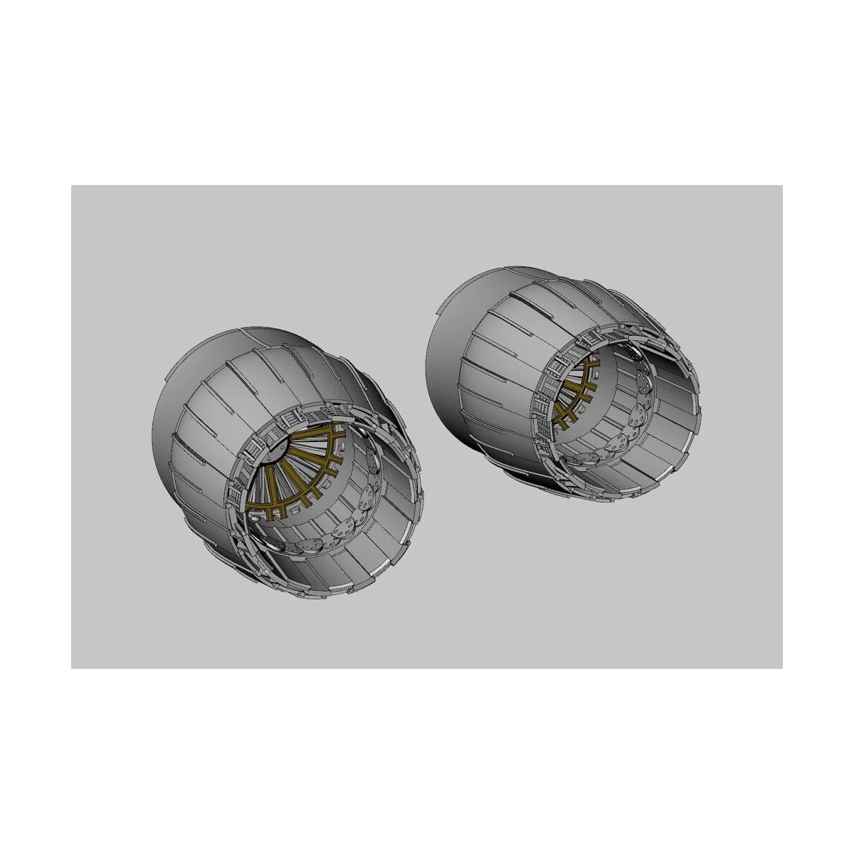 MiG-29A engine nozzles, 1/72 - Brengun BRL72296