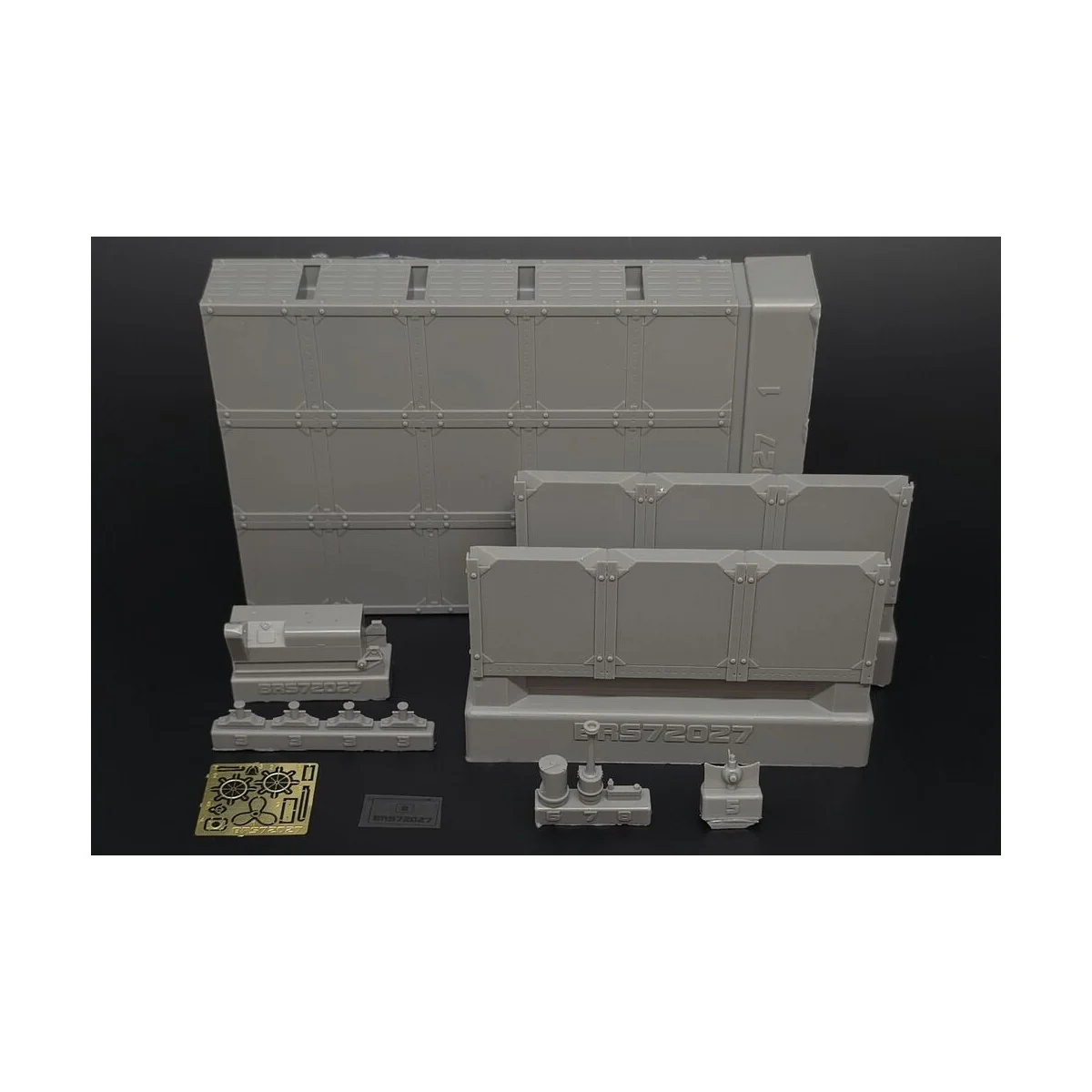 US Navy Seabees NL pontoon barge, 1/72 - Brengun BRS72027