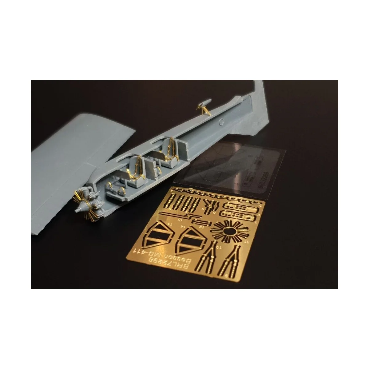 Marcel Besson MB-411 PE-Set (FLY kit), 1/72 - Brengun BRL72298 Marcel Besson MB-411 PE-Set (FLY kit), 1/72 - Brengun BRL72298