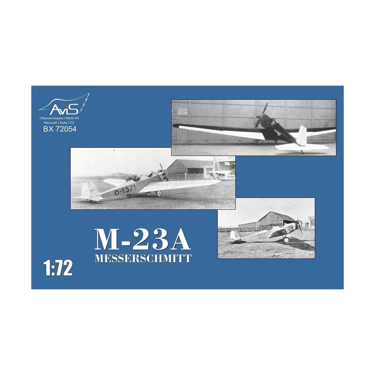 Messerschmitt M.23A, 1/72 - Avis AV72054