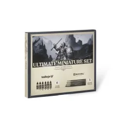 Ultimate miniature set Paint & Brushes (5) 18 ml - Vallejo 72206