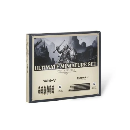 Game Color: Ultimate miniature set Paint & Brushes (5) 18 ml - Vall...