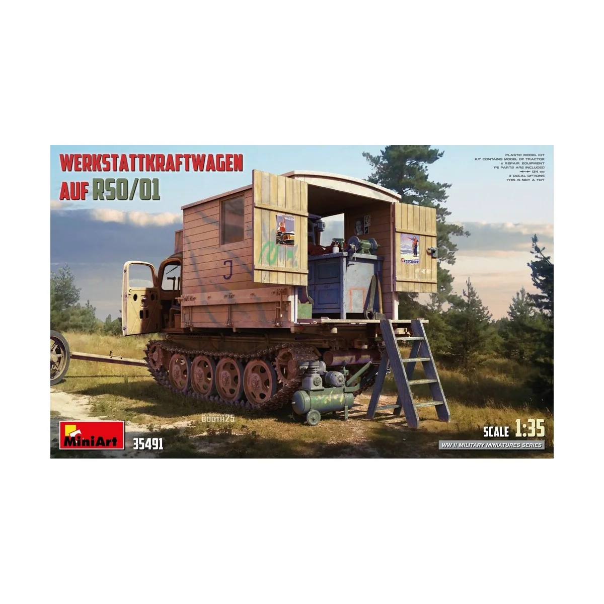 Werkstattkraftwagen Auf RSO/01, 1/35 - MiniArt 35491 Werkstattkraftwagen Auf RSO/01, 1/35 - MiniArt 35491