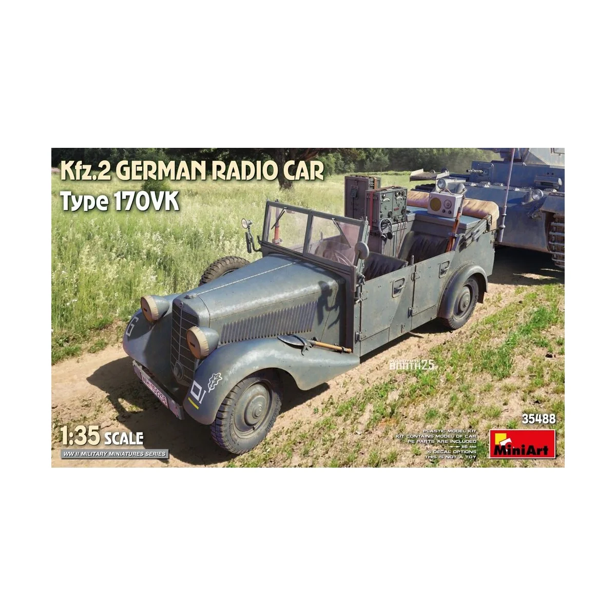 Kfz.2 German Radio Car Type 170VK, 1/35 - MiniArt 35488