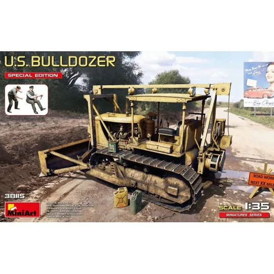 U.S. Bulldozer. Special Edition, 1/35 - MiniArt 38115