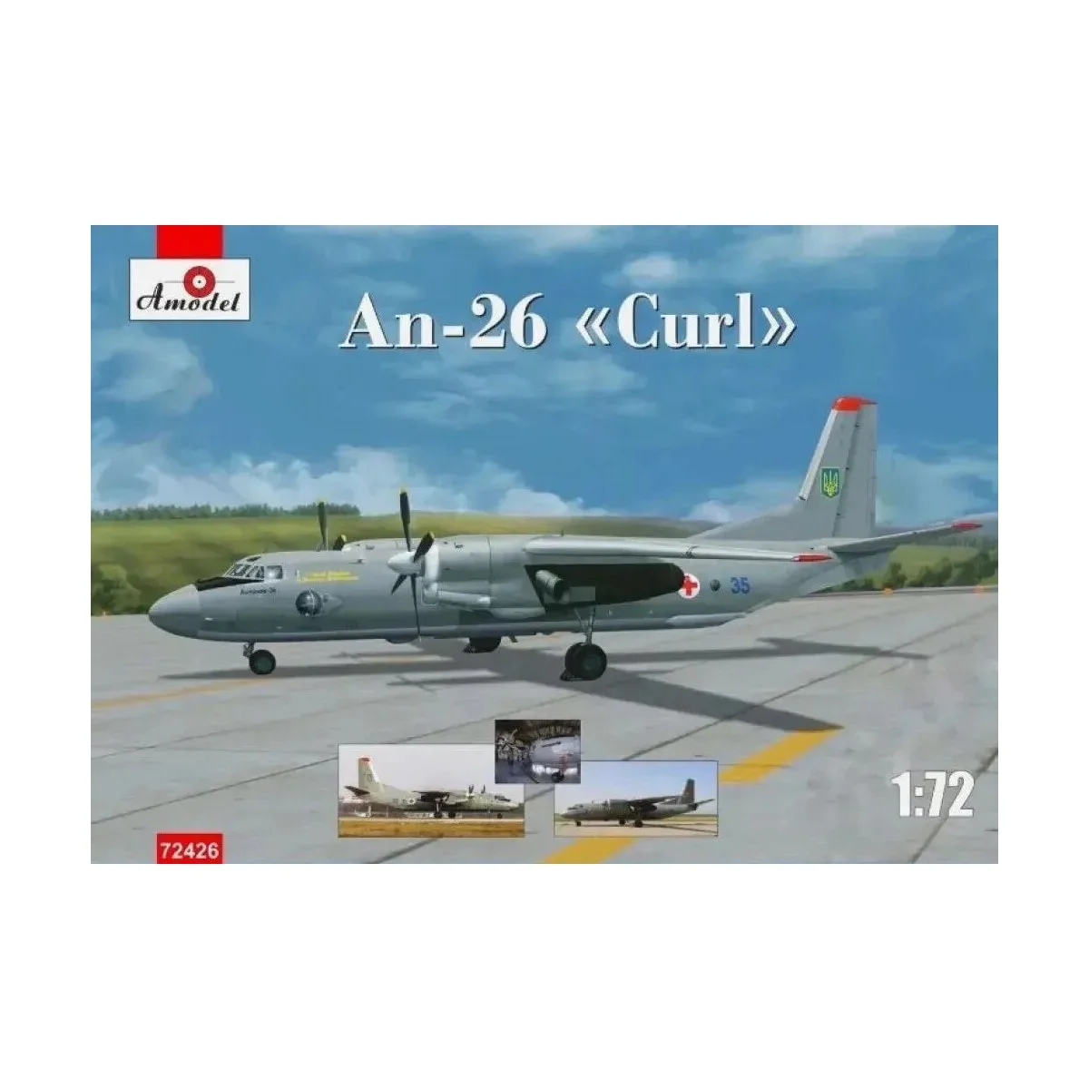 Antonov An-26 Ukrainian Air Forces, 1/72 - Amodel AMO72426