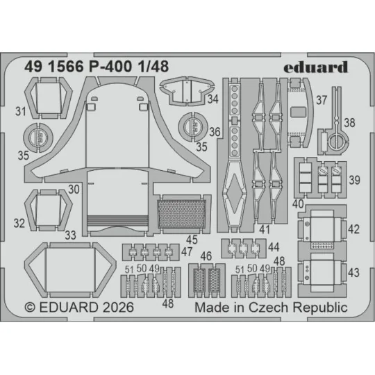 P-400 for Arma Hobby, 1/48 - Eduard Accessories BIG49472