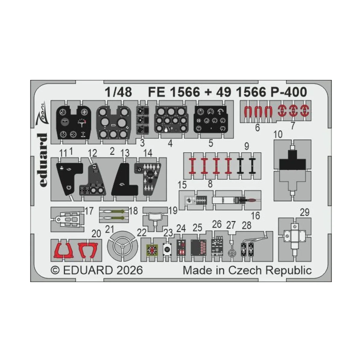 P-400 for Arma Hobby, 1/48 - Eduard Accessories BIG49472