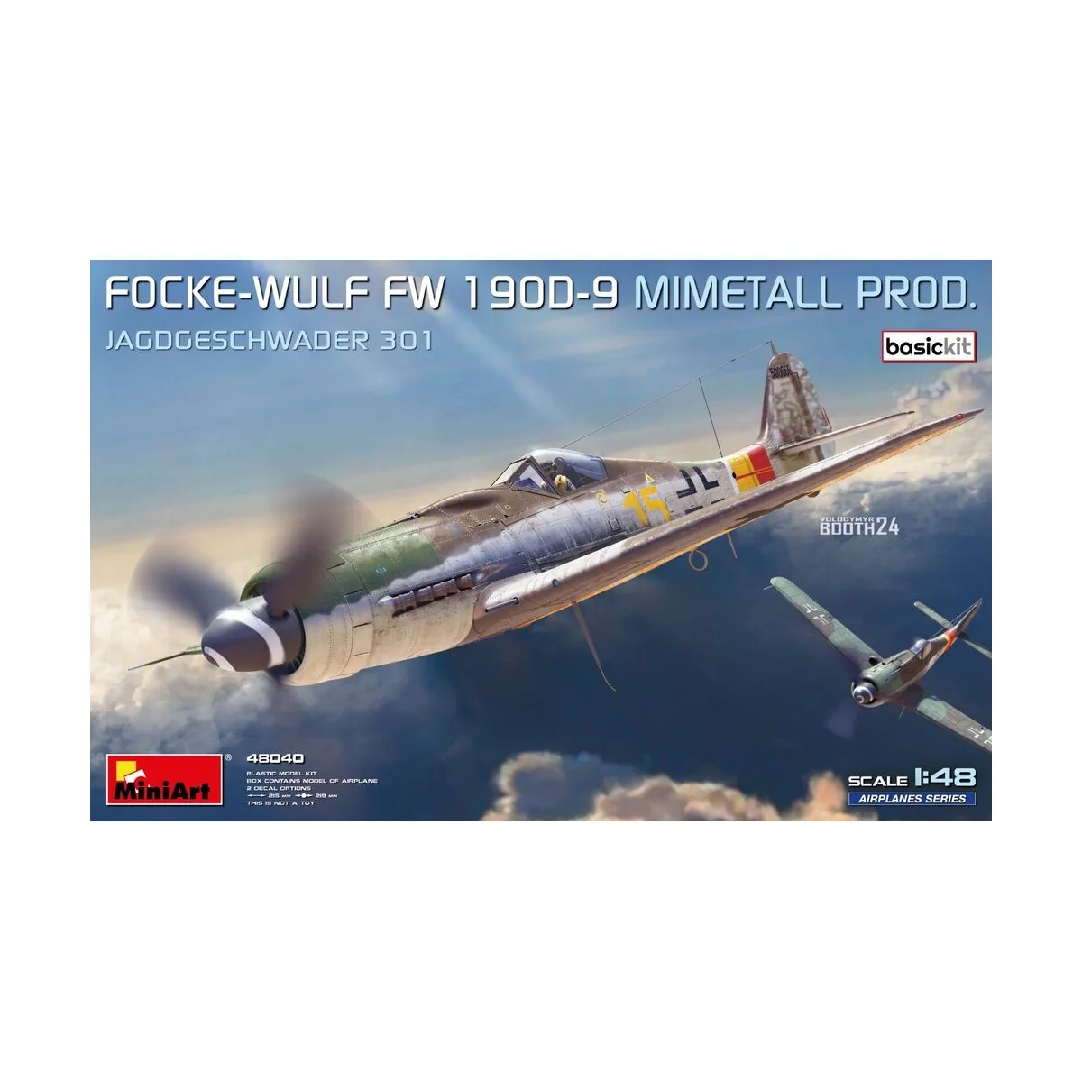 Focke-Wulf Fw 190D-9. Mimetall Prod. Basic Kit. Jagdgeschwader 301,... Focke-Wulf Fw 190D-9. Mimetall Prod. Basic Kit. Jagdgeschwader 301,...