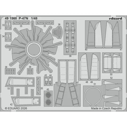 P-47N for MiniArt, 1/48 - Eduard Accessories BIG49473