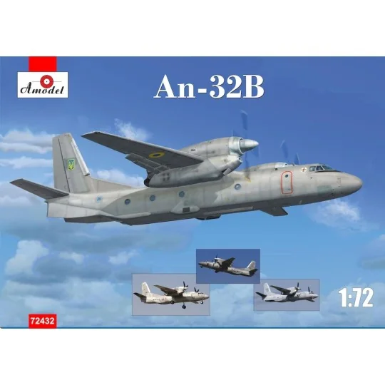Antonov An-32B Ukrainian Air Forces, 1/72 - Amodel AMO72432 Antonov An-32B Ukrainian Air Forces, 1/72 - Amodel AMO72432