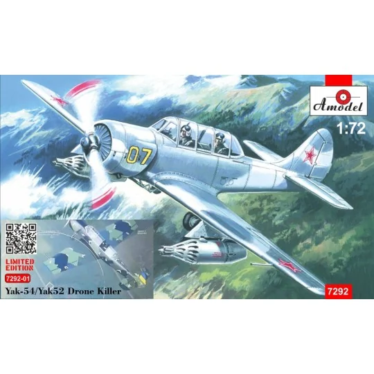 Yakovlev Yak-54 drone killer, 1/72 - Amodel AMO7292-01 Yakovlev Yak-54 drone killer, 1/72 - Amodel AMO7292-01