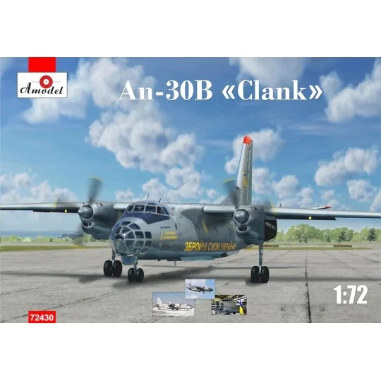 Antonov An-30B Ukrainian Air Forces, 1/72 - Amodel AMO72430
