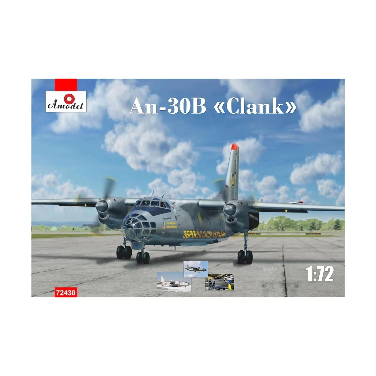 Antonov An-30B Ukrainian Air Forces, 1/72 - Amodel AMO72430