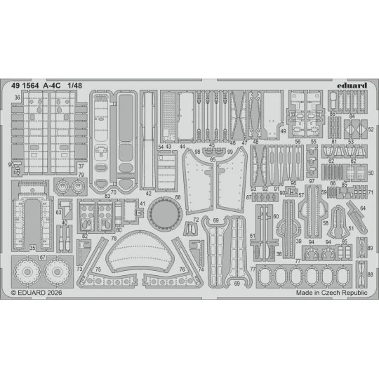 A-4C for Hobby Boss, 1/48 - Eduard Accessories BIG49471 A-4C for Hobby Boss, 1/48 - Eduard Accessories BIG49471