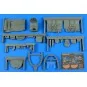 Macchi C.205V Veltro serie III cockpit set for Italeri - Aires 2290
