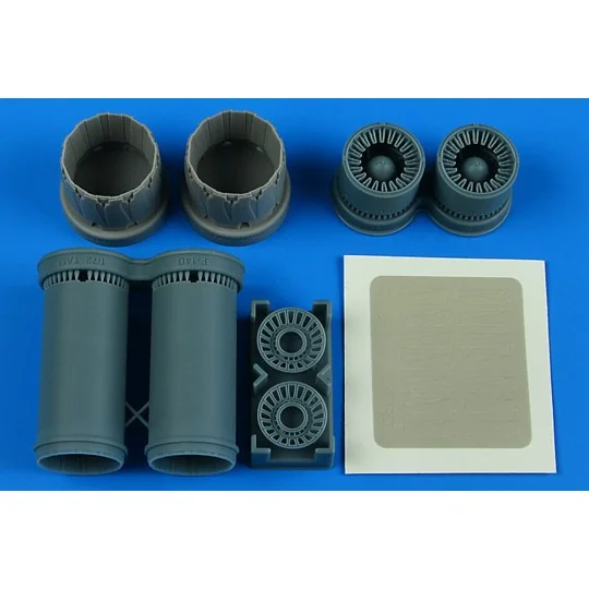 F-14D Tomcat exhasut nozzles - opened for Tamiya - Aires 7397
