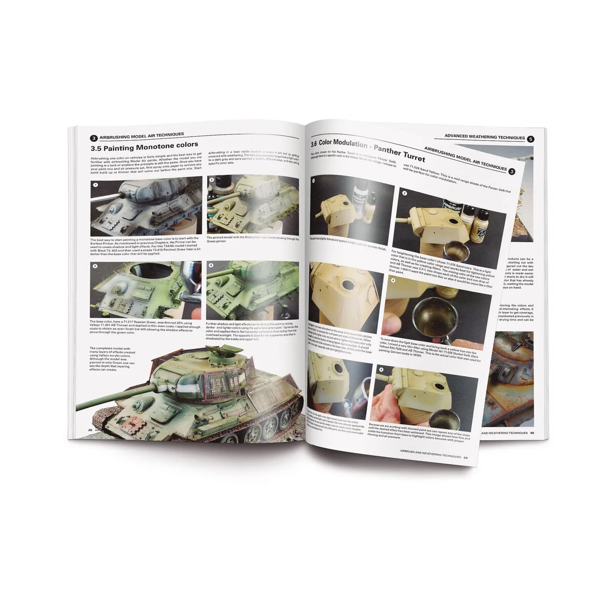 Airbrush And Weathering Techniques English - Vallejo 75002 Airbrush And Weathering Techniques English - Vallejo 75002