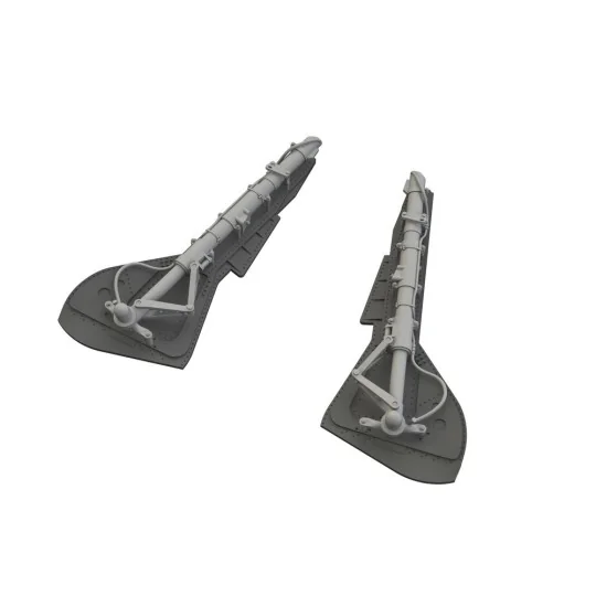 Fw 190A-8/R2 undercarriage legs PRINT for Eduard, 1/48 - Eduard Acc...