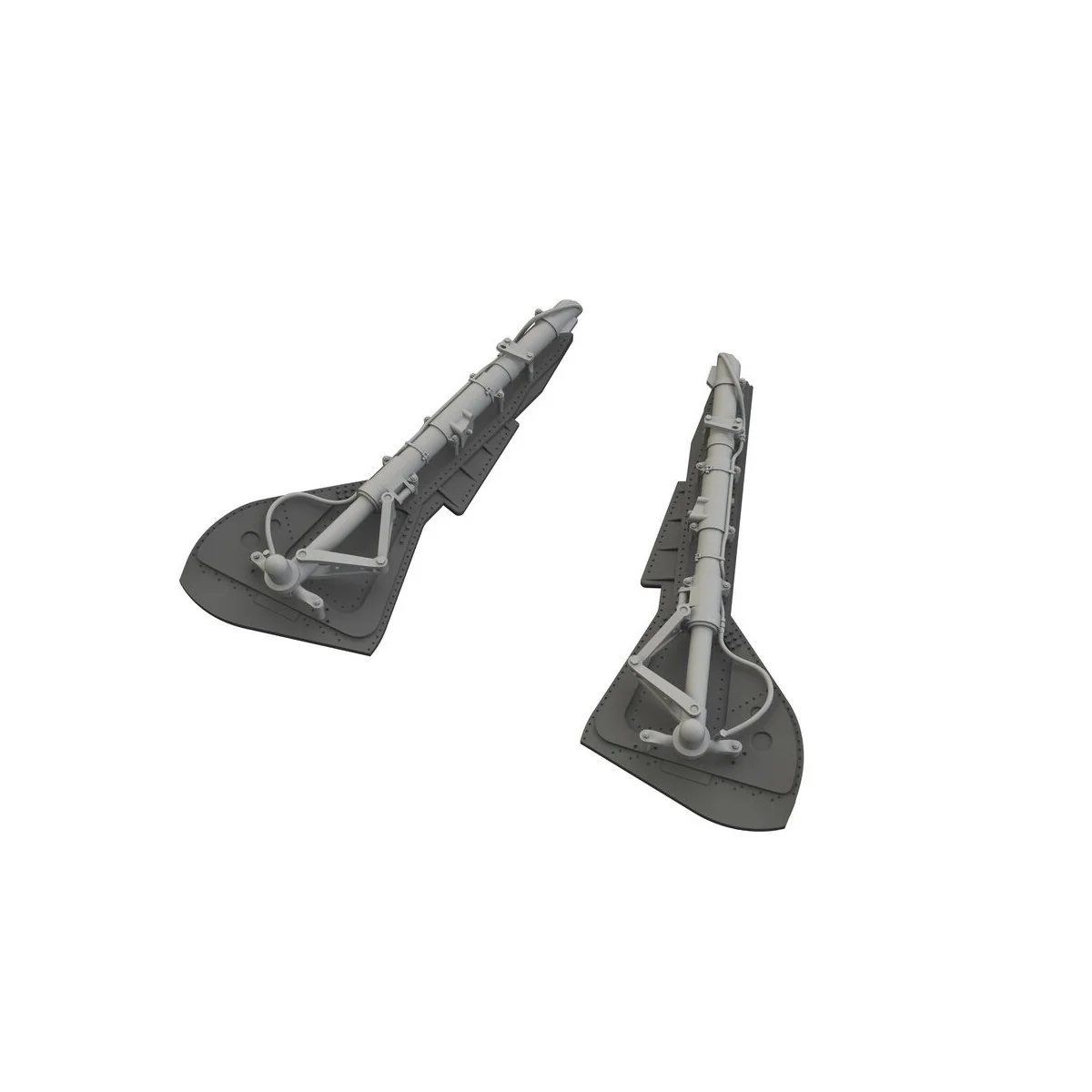 Fw 190A-8/R2 undercarriage legs PRINT for Eduard, 1/48 - Eduard Acc...