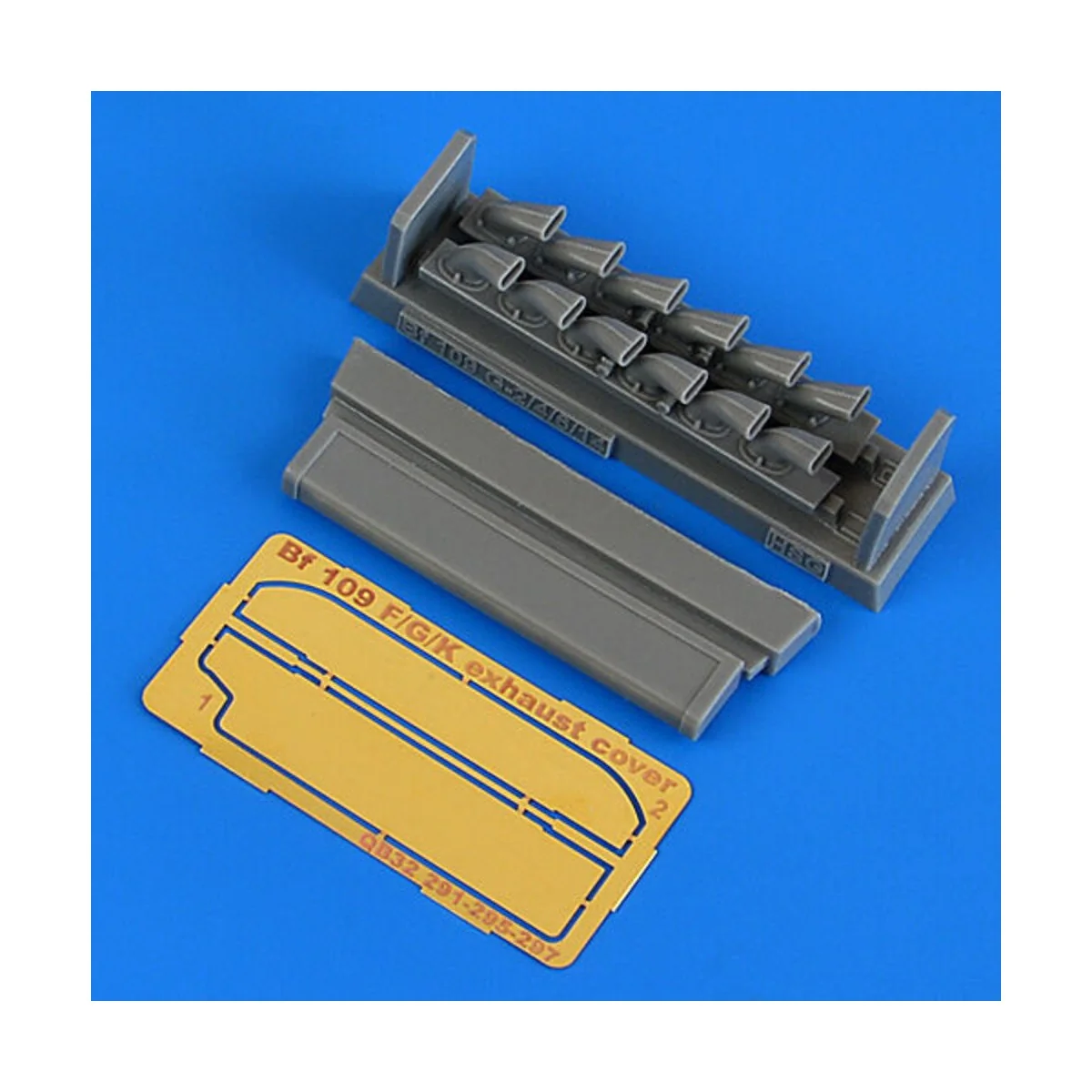 Bf 109G-2/4/6/14 exhaust, 1/32 - Quickboost QB32 291