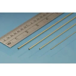 Brass Micro Tube 0.3 mm x 0.1 mm i.d. - Albion Alloys MBT03