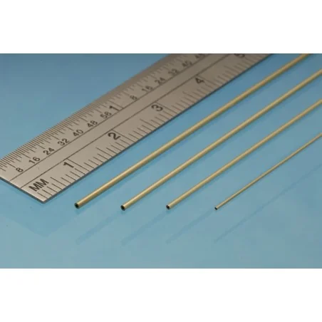 Brass Micro Tube 1.8 mm x 1.6 mm i.d. - Albion Alloys MBT18