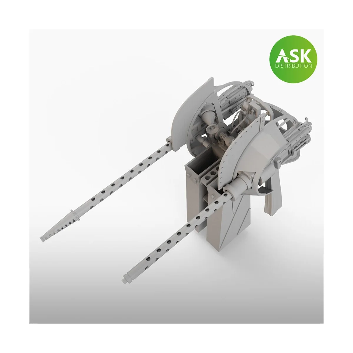 B-25 Mitchell Top Dorsal turret - gun set for HK Model, 1/48 - Art ...