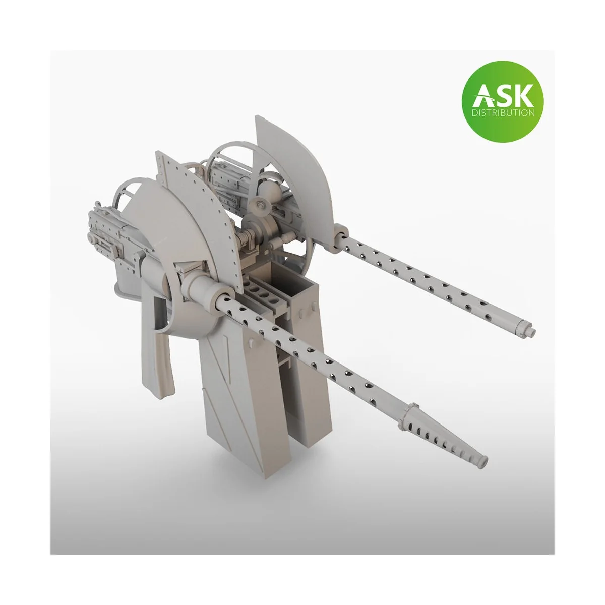 B-25 Mitchell Top Dorsal turret - gun set for HK Model, 1/48 - Art ...