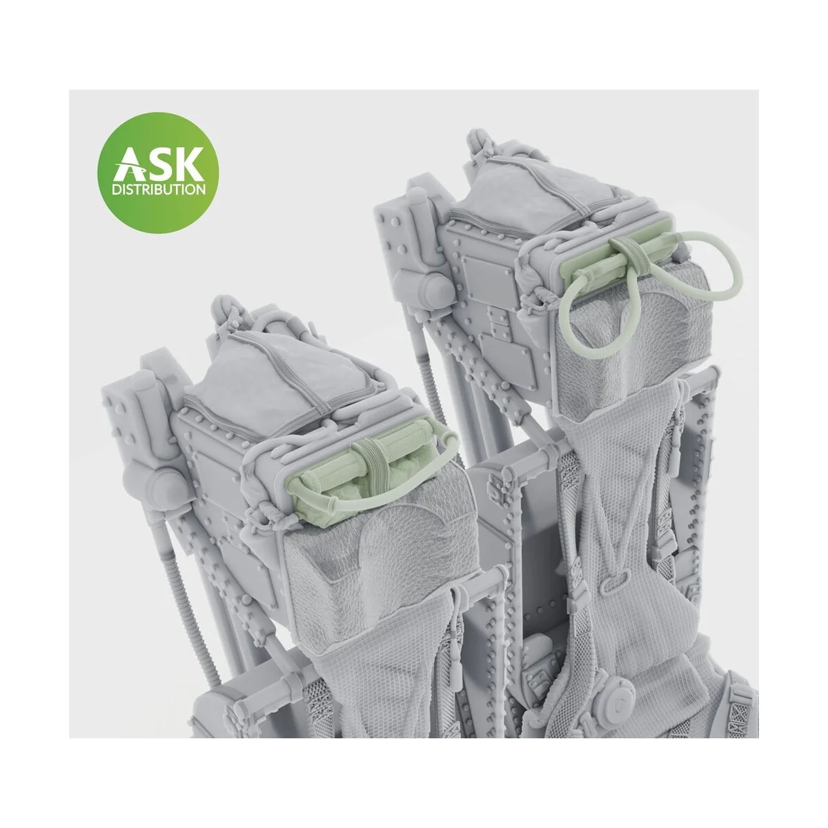 Ejection Seat - M.B Mk.2E with seat belts, without survival pack fo...