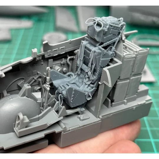 Ejection Seat - M.B Mk.2E with seat belts, with survival pack for R...