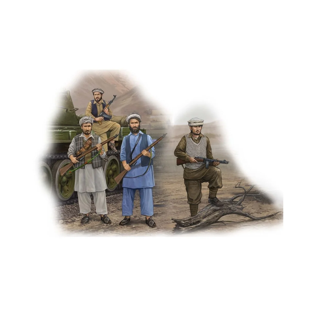 Afghan Rebels, 1/35 - Trumpeter 00436 Afghan Rebels, 1/35 - Trumpeter 00436