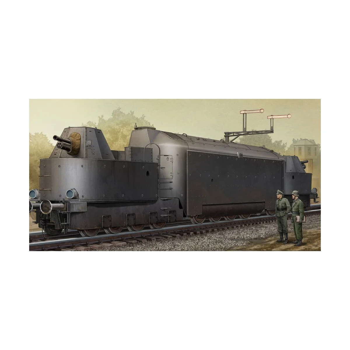 German Armored Train Panzertriebwag.Nr16, 1/35 - Trumpeter 00223