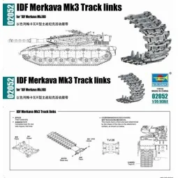 IDF Merkava Mk3 Track links, 1/35 - Trumpeter 02052