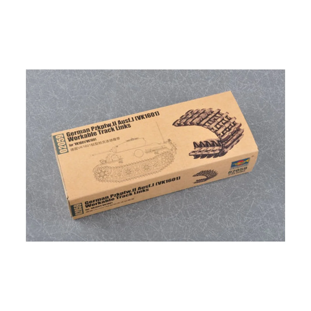 German Pzkpfw.IIAusf.J(VK1601)Workable T, 1/35 - Trumpeter 02059 German Pzkpfw.IIAusf.J(VK1601)Workable T, 1/35 - Trumpeter 02059
