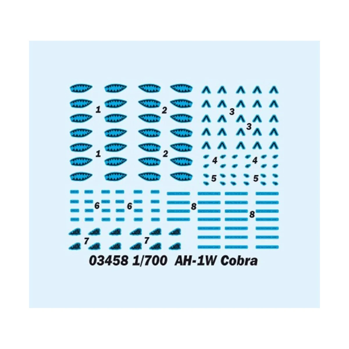 AV-8B Harrier, 1/700 - Trumpeter 03459