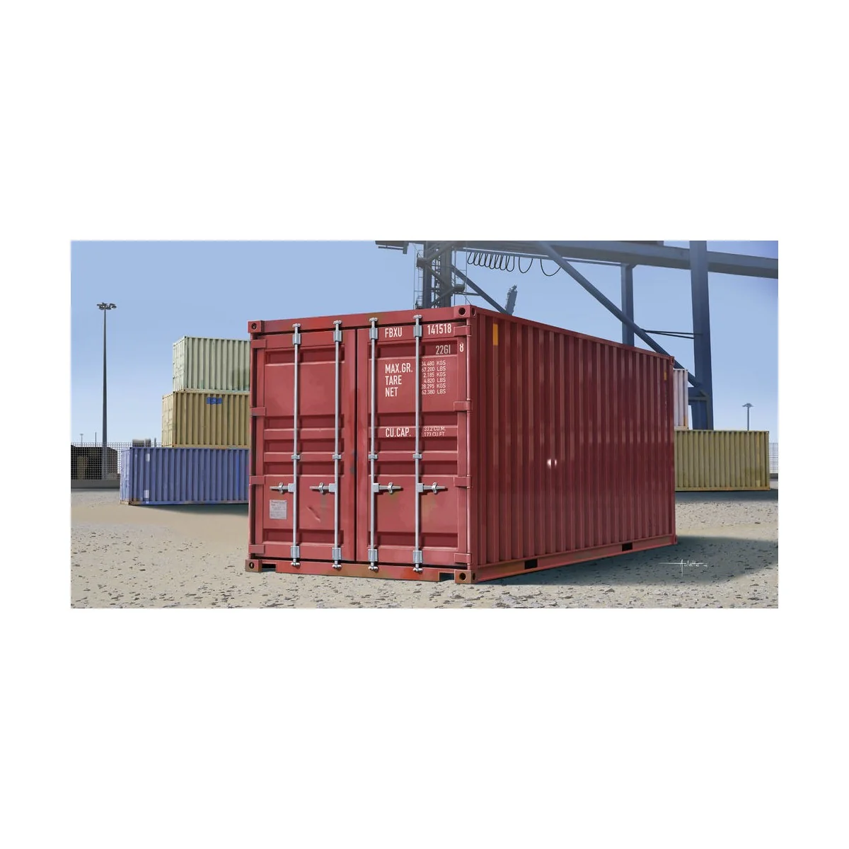 20ft Container, 1/35 - Trumpeter 01029