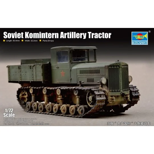 Soviet Komintern Artillery Tractor, 1/72 - Trumpeter 07120