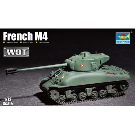 French M4, 1/72 - Trumpeter 07169 French M4, 1/72 - Trumpeter 07169