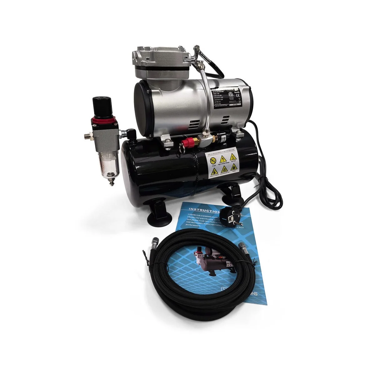 Compressor AS186 1/6hP, 2023 LPM, 36 BAR, aut. - Vallejo F160187 Compressor AS186 1/6hP, 2023 LPM, 36 BAR, aut. - Vallejo F160187