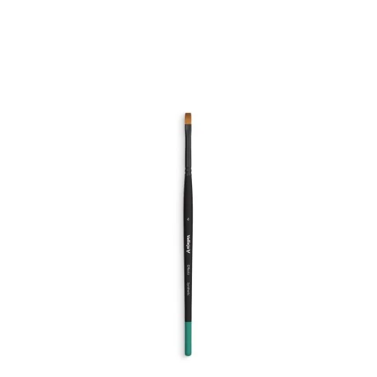 Flat Rectangular Synthetic Brush No. 4 - Vallejo B04004 Flat Rectangular Synthetic Brush No. 4 - Vallejo B04004