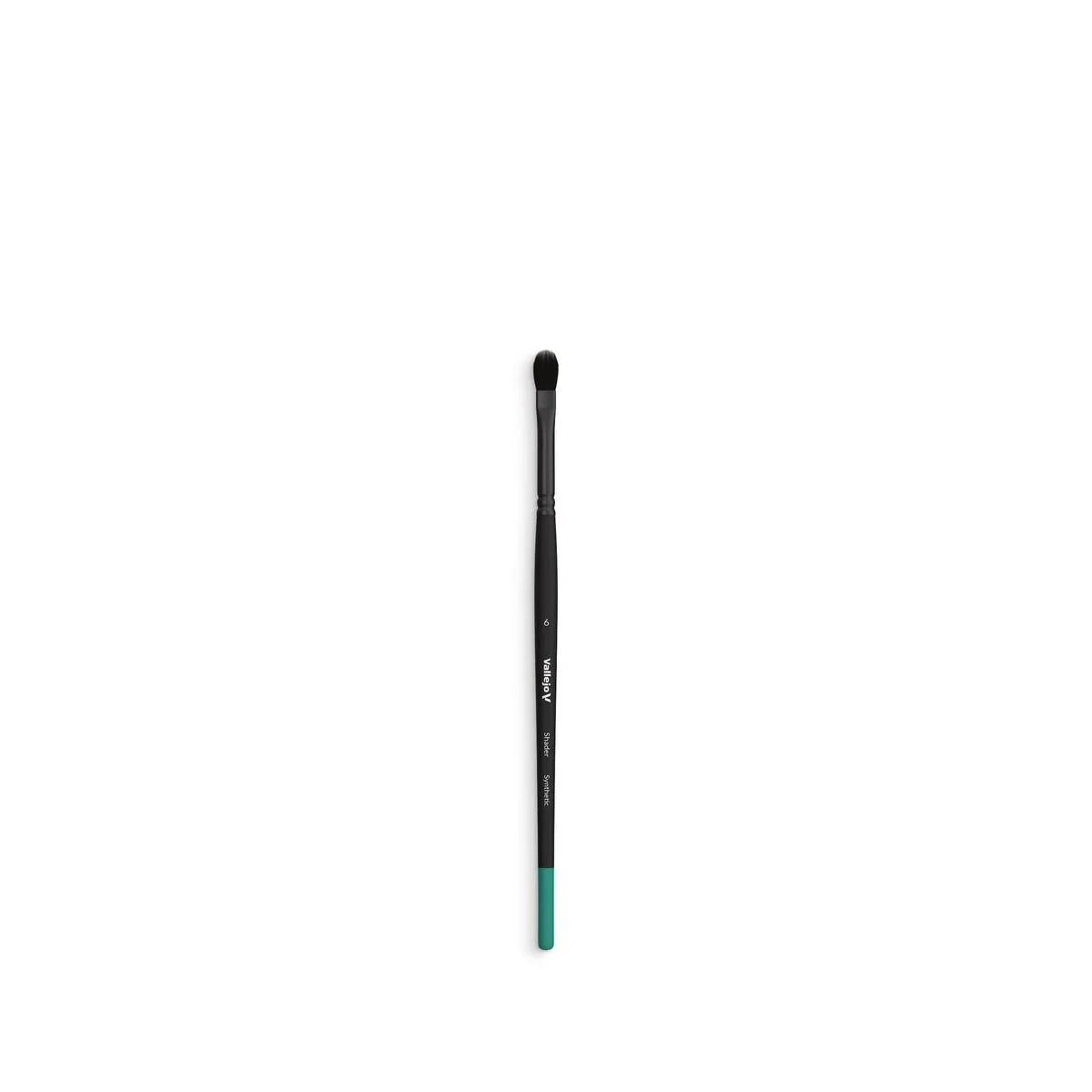 Filbert Shader Flat Synthetic Brush No. 6 - Vallejo B06006 Filbert Shader Flat Synthetic Brush No. 6 - Vallejo B06006