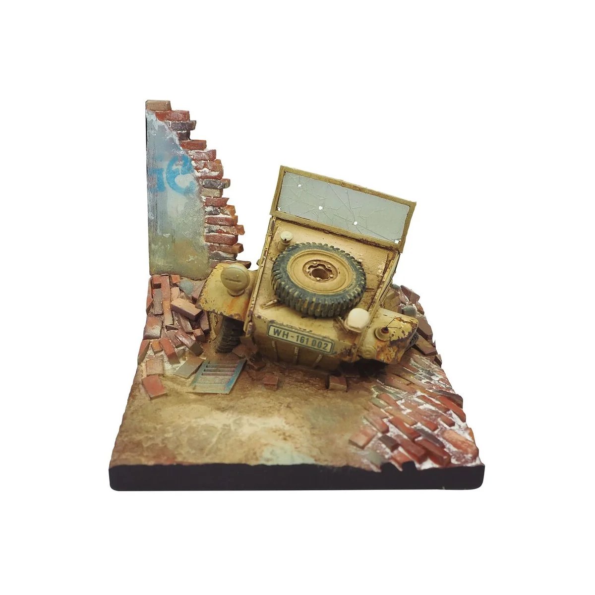 Vallejo Scenics: Kubelwagen Base (Front) 7 x 7 cm - Vallejo SC008 Vallejo Scenics: Kubelwagen Base (Front) 7 x 7 cm - Vallejo SC008
